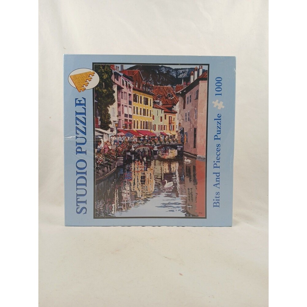 Bits and Pieces 1000 Piece Jigsaw Puzzle-"SUMMER CANAL" by George Guzzi-NEW!